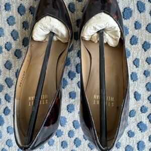 Stuart Weitzman Women's Dark Brown / Tortoise Platform Pumps